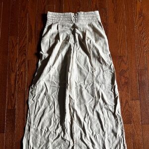 Zara wide leg trouser khaki